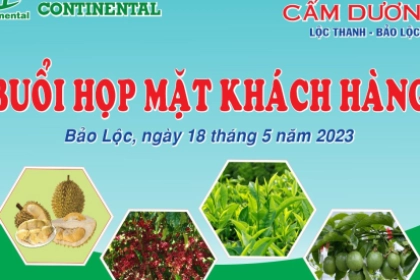 Tri ân khách hàng tại cửa hàng VTNN Cẩm Dương, TP Bảo Lộc, ngày 18/5/2023