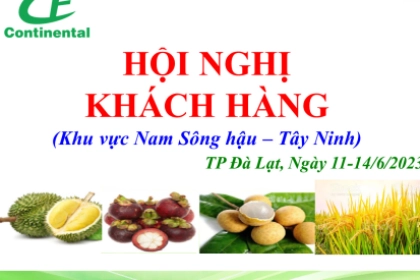 HỘI NGHỊ KHÁCH HÀNG KHU VỰC NAM SÔNG HẬU - TÂY NINH NĂM 2023