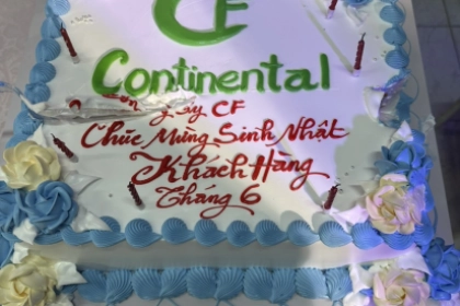 Mừng sinh nhật khách hàng có ngày sinh trong tháng 6