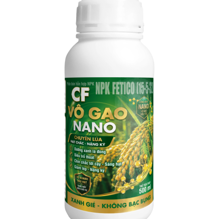 NPK FETICO (15-5-30) CF VÔ GẠO NANO – 500ml