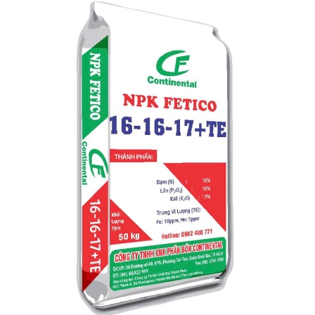 NPK FETICO 16-16-17+TE 50KG